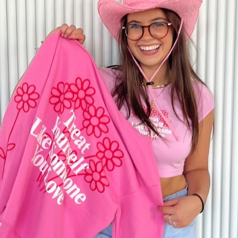 SB Something Bigger Trest Yourself Baby Tee - Picture 2 of 7
